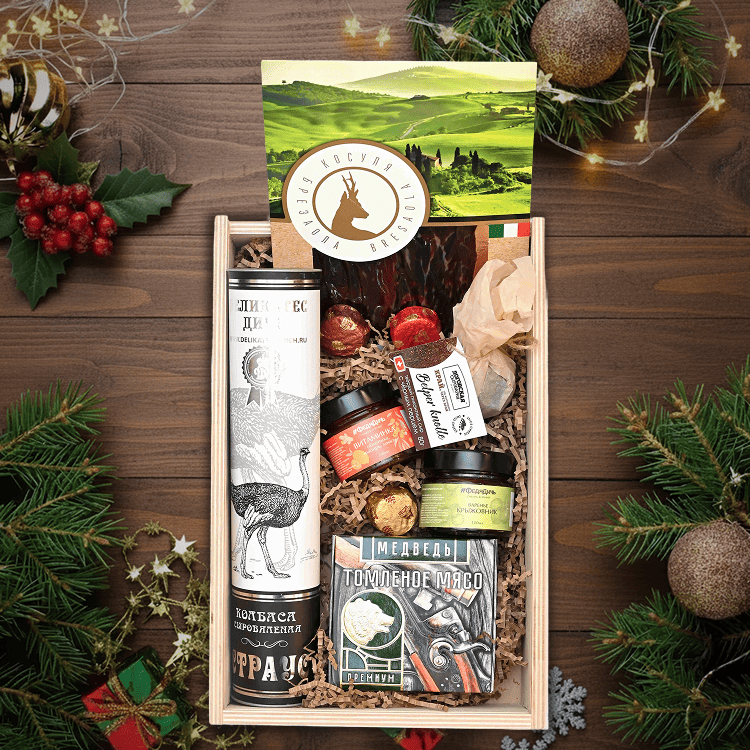 Подарочный бокс "Три медведя №1"