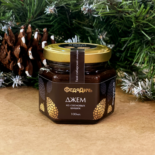 Джем из сосновой шишки #ФедяДичь 100мл