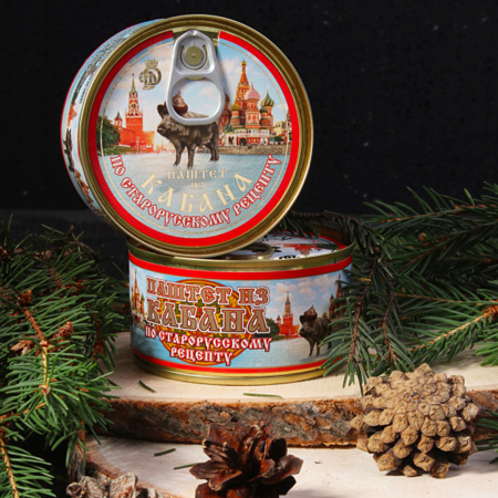 Паштет из мяса кабана «По старорусскому рецепту»