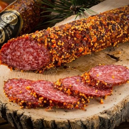 Колбаса "Кабан с горчицей" Колбаса "Кабан с горчицей"