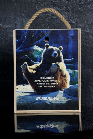 Фото Крышка-картина "Стандарт" / "Три медведя" от магазина FedyaDich.ru