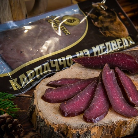 Карпаччо из мяса Медведя