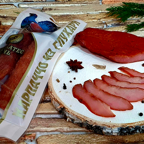 Карпаччо из мяса Глухаря