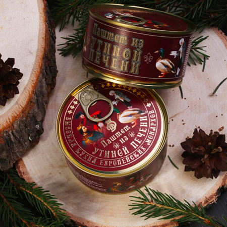 Паштет из утиной печени «Высокая кухня европейских монархов»