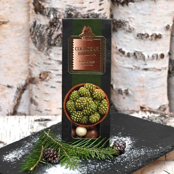 Драже Сосновая шишка в шоколаде ассорти