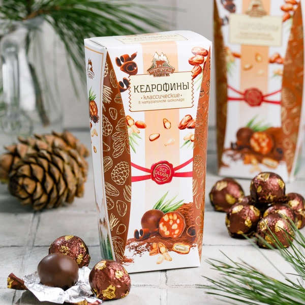 Кедрофины классические в натуральном шоколаде