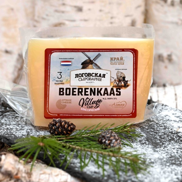 Boerenkaas Village №1 классический «Логовская сыроварня»