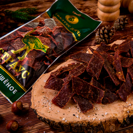 Сушеное мясо Страуса