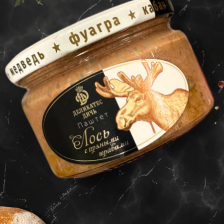 Паштет из мяса лося с пряными травами