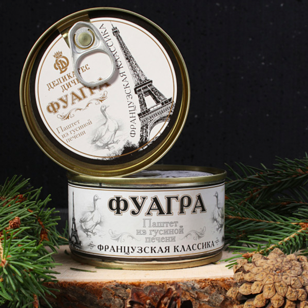 Паштет из гусиной печени Фуагра «Французская классика» Паштет из гусиной печени Фуагра «Французская классика»