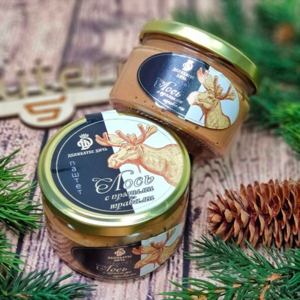 Фото Паштет из мяса лося с пряными травами от магазина FedyaDich.ru